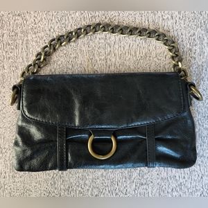 Hobo black wristlet/small purse.
